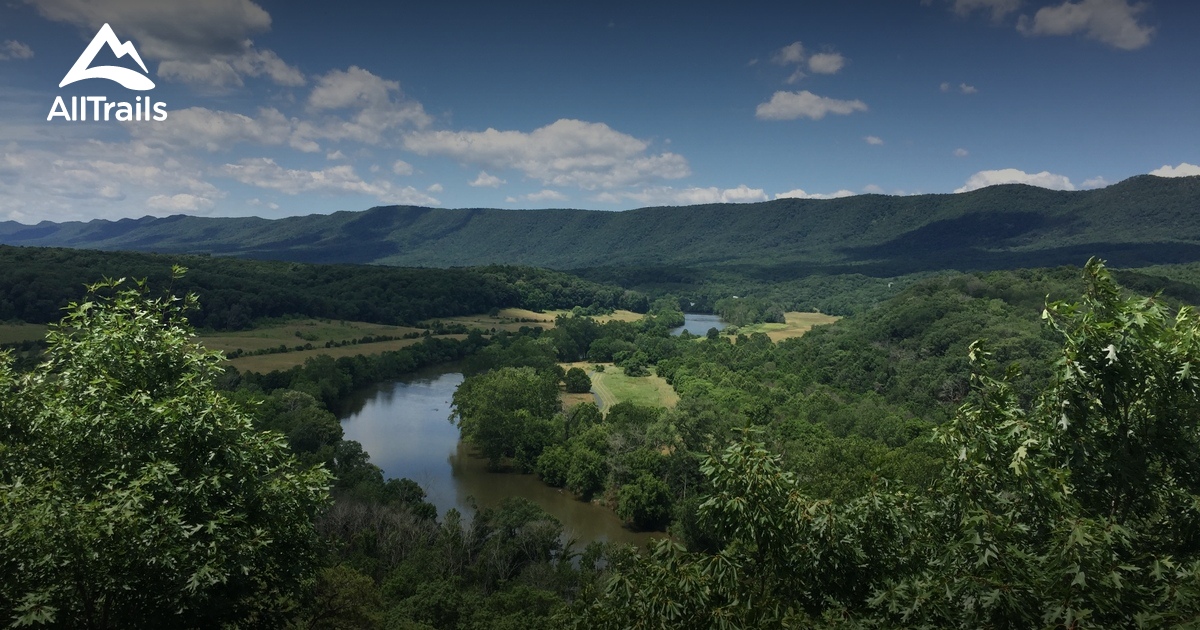 mapa del parque shenandoah