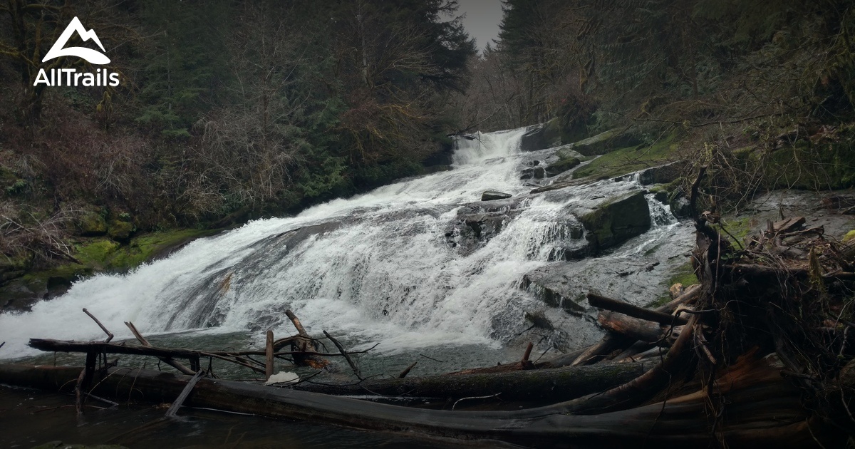 mappa del fiume alsea oregon