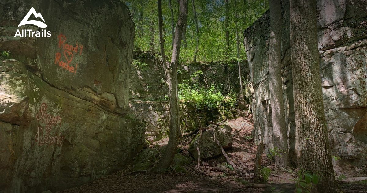 Best trails in Needleseye Bouldering and Hiking Park, West Virginia
