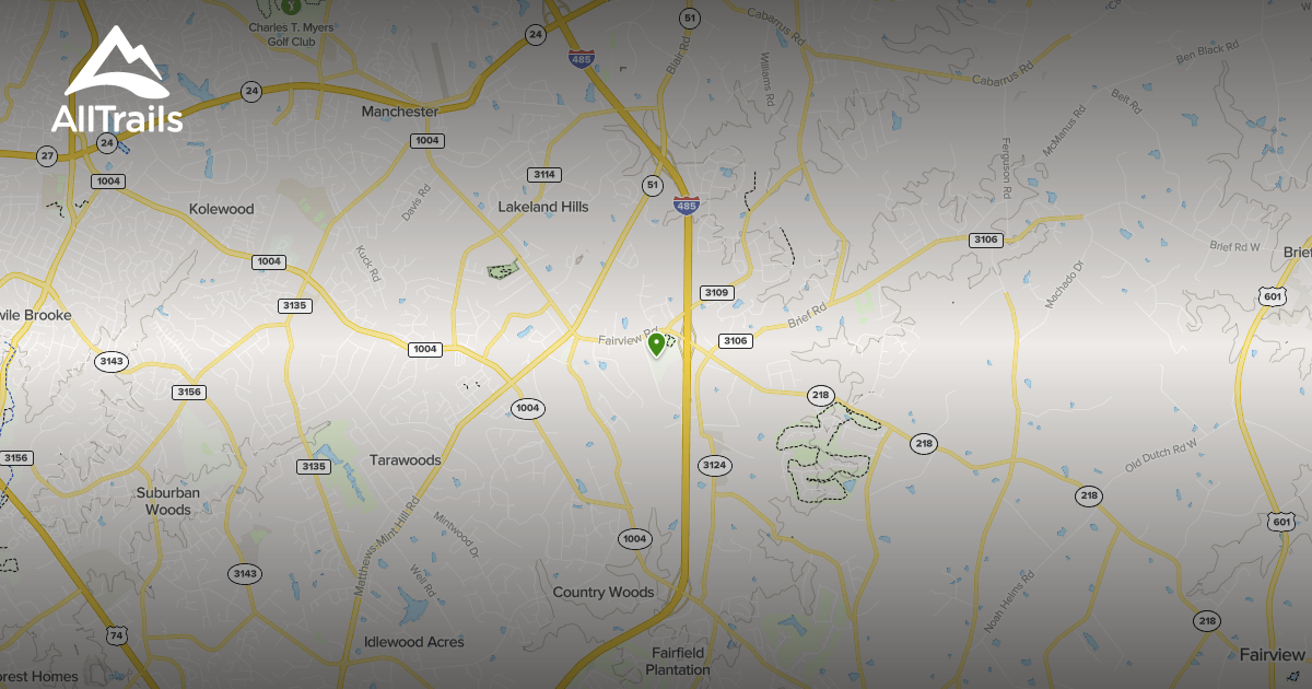 Best Trails in Mint Hill Veterans Memorial Park North Carolina