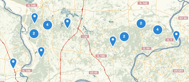 Shawnee National Forest Trail Map Maps Database Source