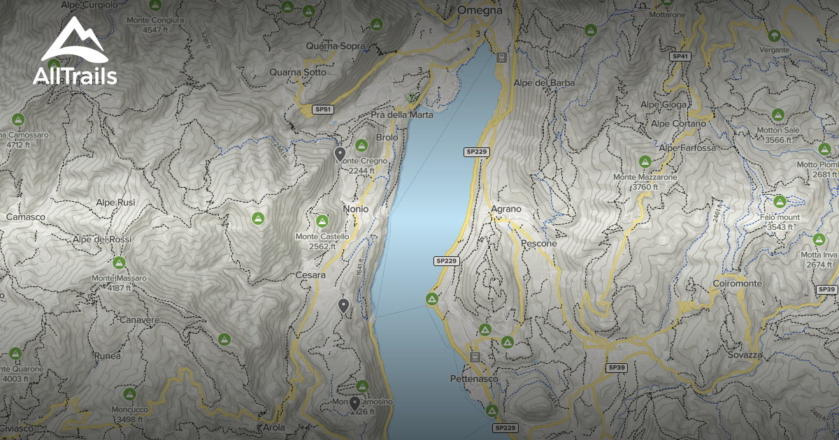 Itinerari MTB Cusio List AllTrails
