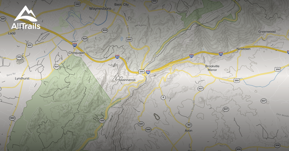 Rockfish Gap via AT List AllTrails