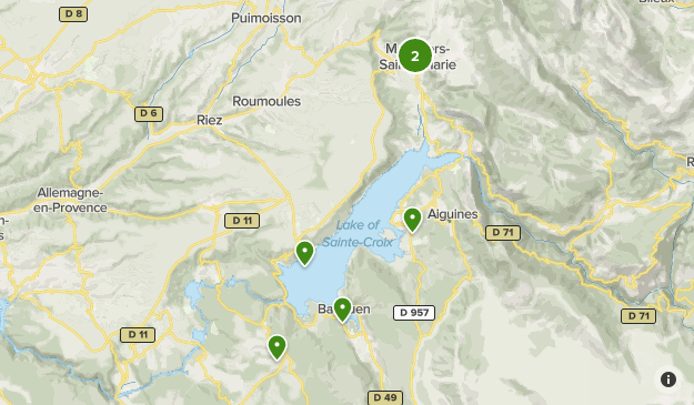 GRP Tours Du Verdon Le Tour Du Lac De Sainte Croix List AllTrails