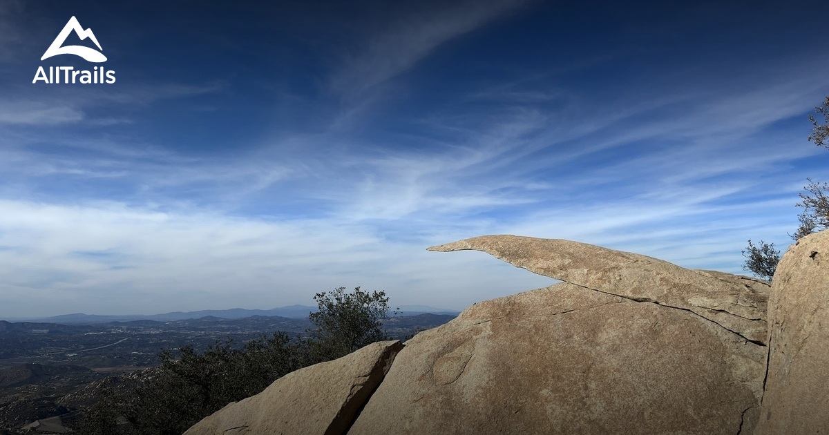 Potato Chip Rock via Mt Woodson Trail List AllTrails