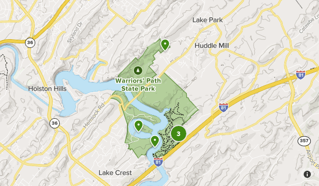 Warriors Path State Park List Alltrails