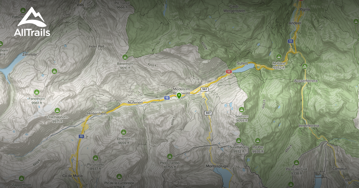 Best Historic Site Trails in Medels im Rheinwald AllTrails