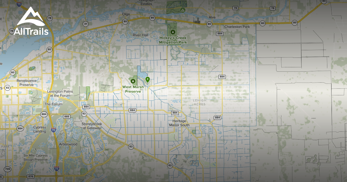 Lehigh Acres Florida Wall Map Premium Style By Market vrogue.co