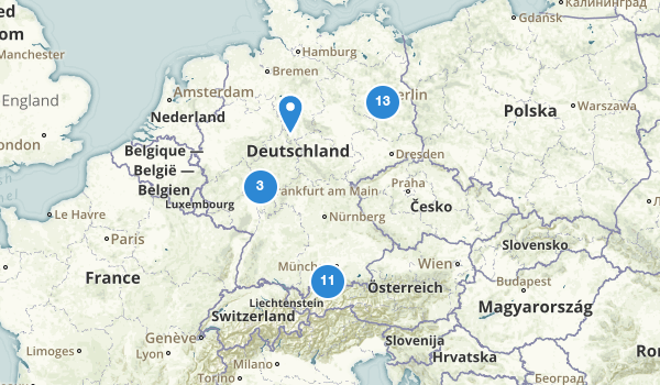 trail locations for Germany