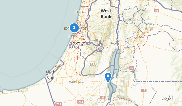 trail locations for Israel