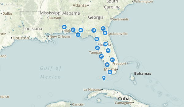 trail locations for Florida