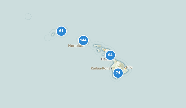 trail locations for Hawaii