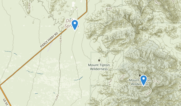trail locations for Dolan Springs, Arizona