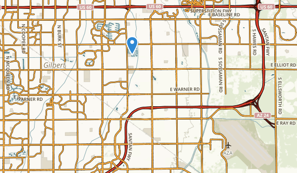 trail locations for Gilbert, Arizona