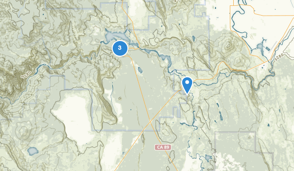 trail locations for Burney, California