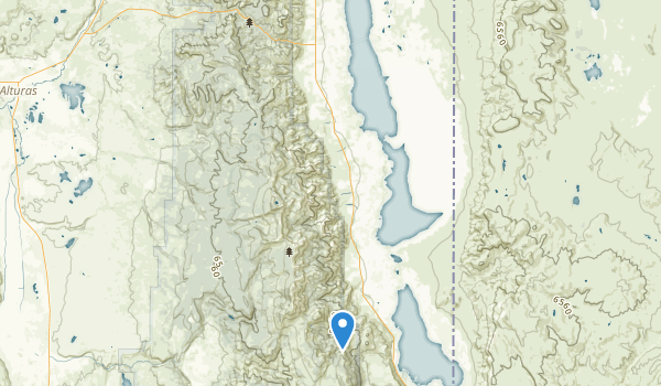 trail locations for Cedarville, California