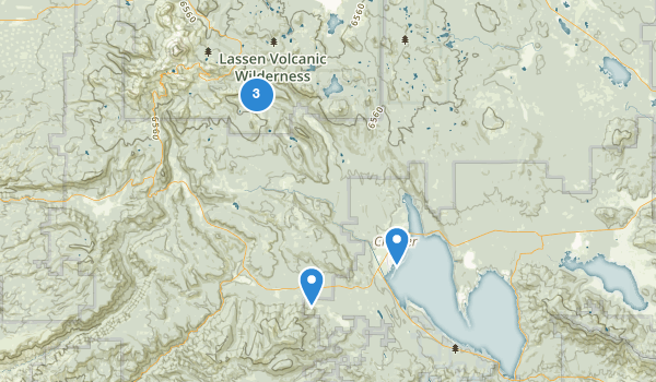 trail locations for Chester, California