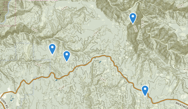 trail locations for Georgetown, California