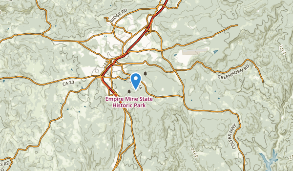 trail locations for Grass Valley, California