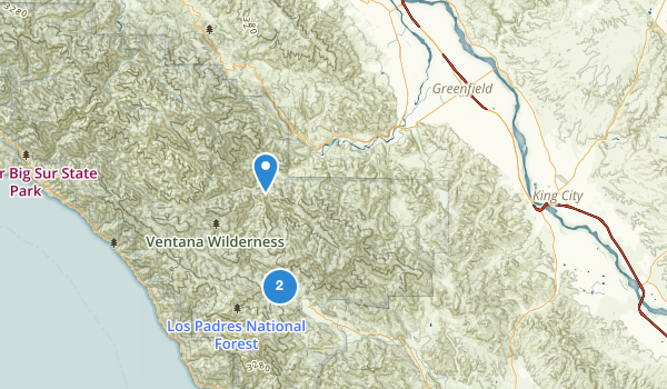 trail locations for Greenfield, California