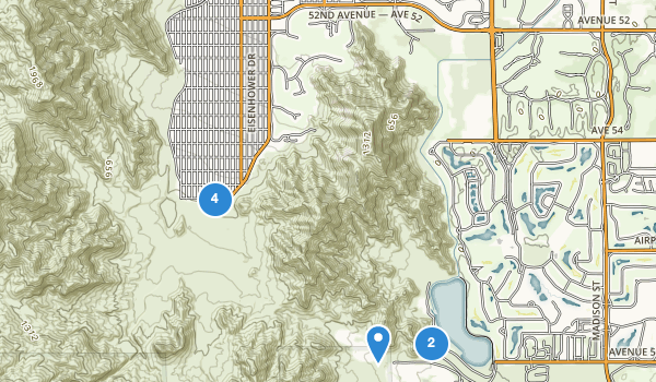 trail locations for La Quinta, California