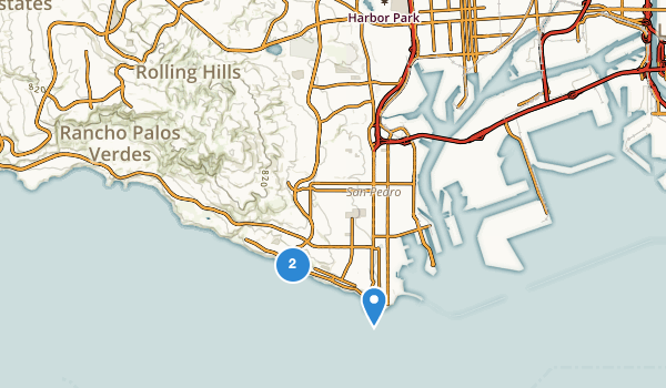 trail locations for San Pedro, California