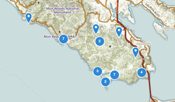 Map Of Sausalito California Map Of Sausalito California