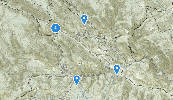 trail locations for Glen Haven, Colorado