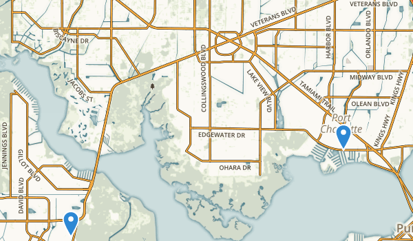 trail locations for Port Charlotte, Florida