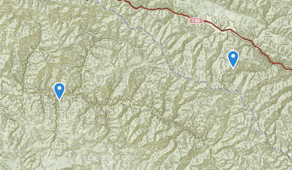 trail locations for Avery, Idaho