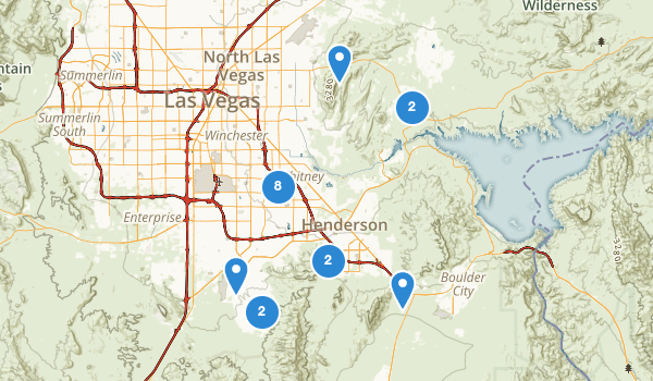 trail locations for Henderson, Nevada