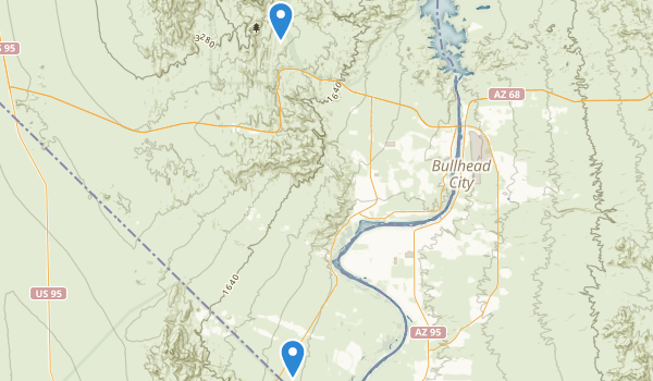 trail locations for Laughlin, Nevada