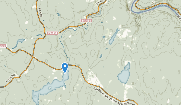 trail locations for Shohola, Pennsylvania