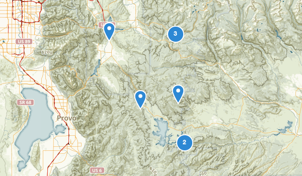 trail locations for Heber City, Utah