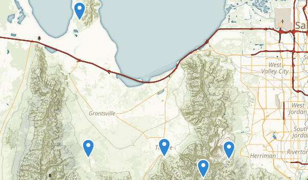 trail locations for Tooele, Utah
