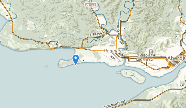 trail locations for Hoquiam, Washington