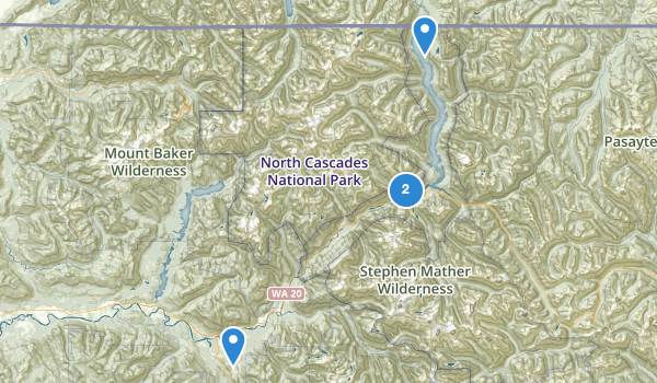 trail locations for Rockport, Washington