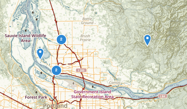 trail locations for Vancouver, Washington