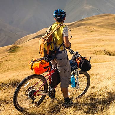 Bike touring