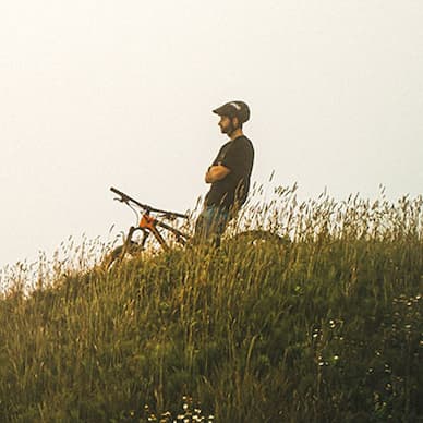 Mountain biking