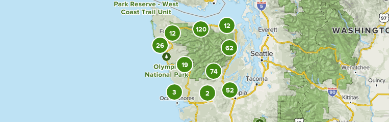 Olympic National Park Trail Map Uvqhjxwgxhcqdm