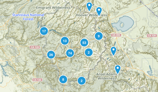 Yosemite National Park Map