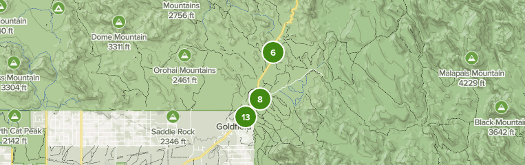 lost dutchman hiking map