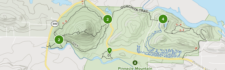 Pinnacle Mountain State Park Map Best Trails in Pinnacle Mountain State Park   Arkansas | AllTrails