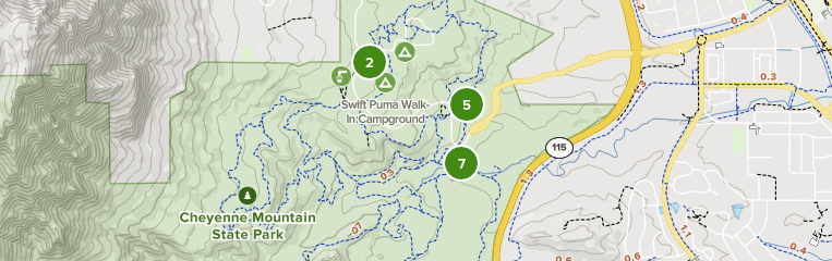 Cheyenne Mountain State Park Map Best 10 Trails In Cheyenne Mountain State Park | Alltrails