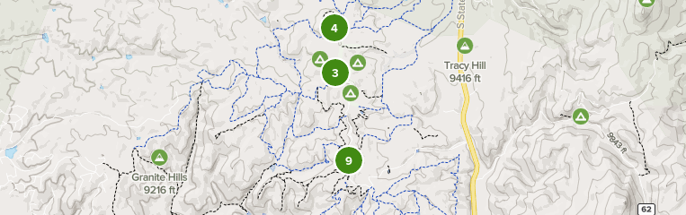 Mueller State Park Trail Map V5S6Y1J7Lavclm