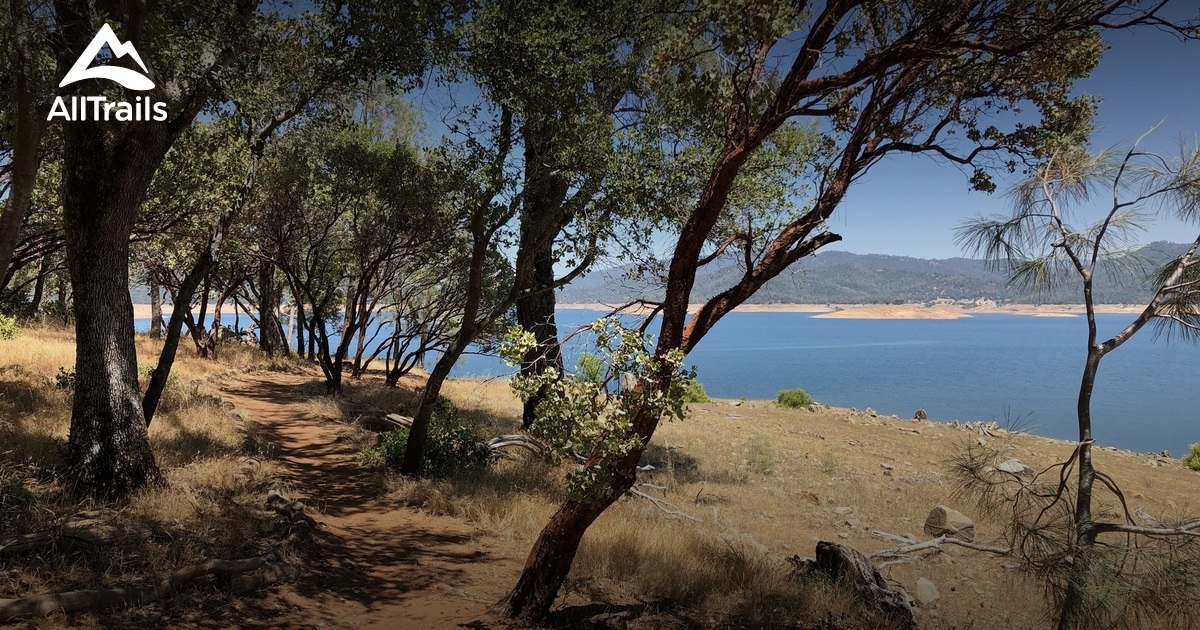 Map of Trails at Lake Oroville State Recreation Area