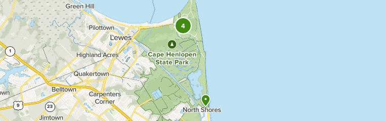 Delaware State Park Trail Map Best 10 Trails In Cape Henlopen State Park | Alltrails