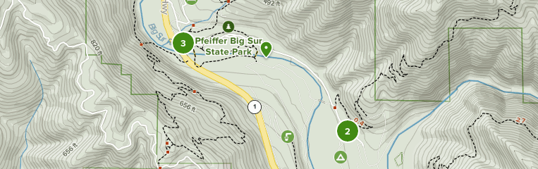 Pfeiffer Big Sur State Park Map Best 10 Trails In Pfeiffer Big Sur State Park | Alltrails