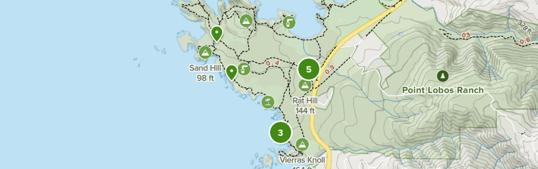 Point Lobos Hiking Trail Map Best 10 Trails In Point Lobos State Natural Reserve Alltrails